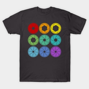 Camera Aperture Design / Photography Lover T-Shirt